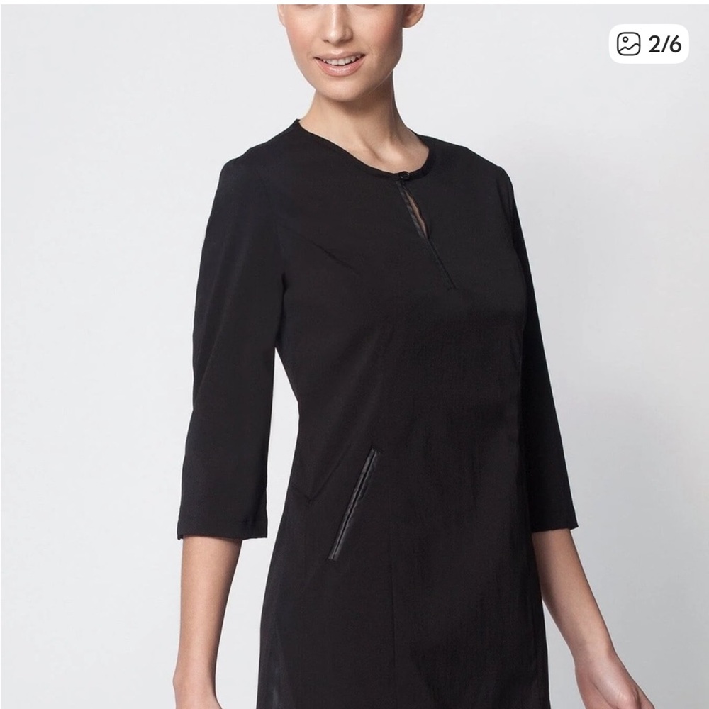NOEL ASMAR Black Tunic Top Size Large